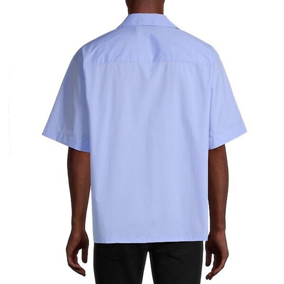 MARNI Boxy Poplin Bowling Shirt with Embroidered Logo - Picture 2 of 8